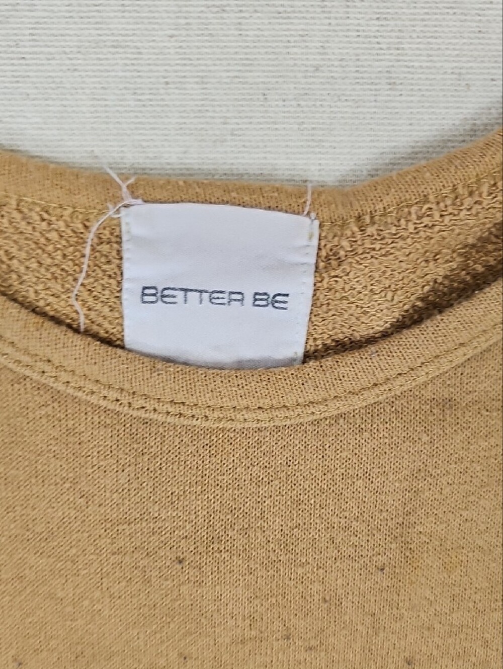 Better Be Camel Tan Crewneck Knit Top - Picture 2 of 5